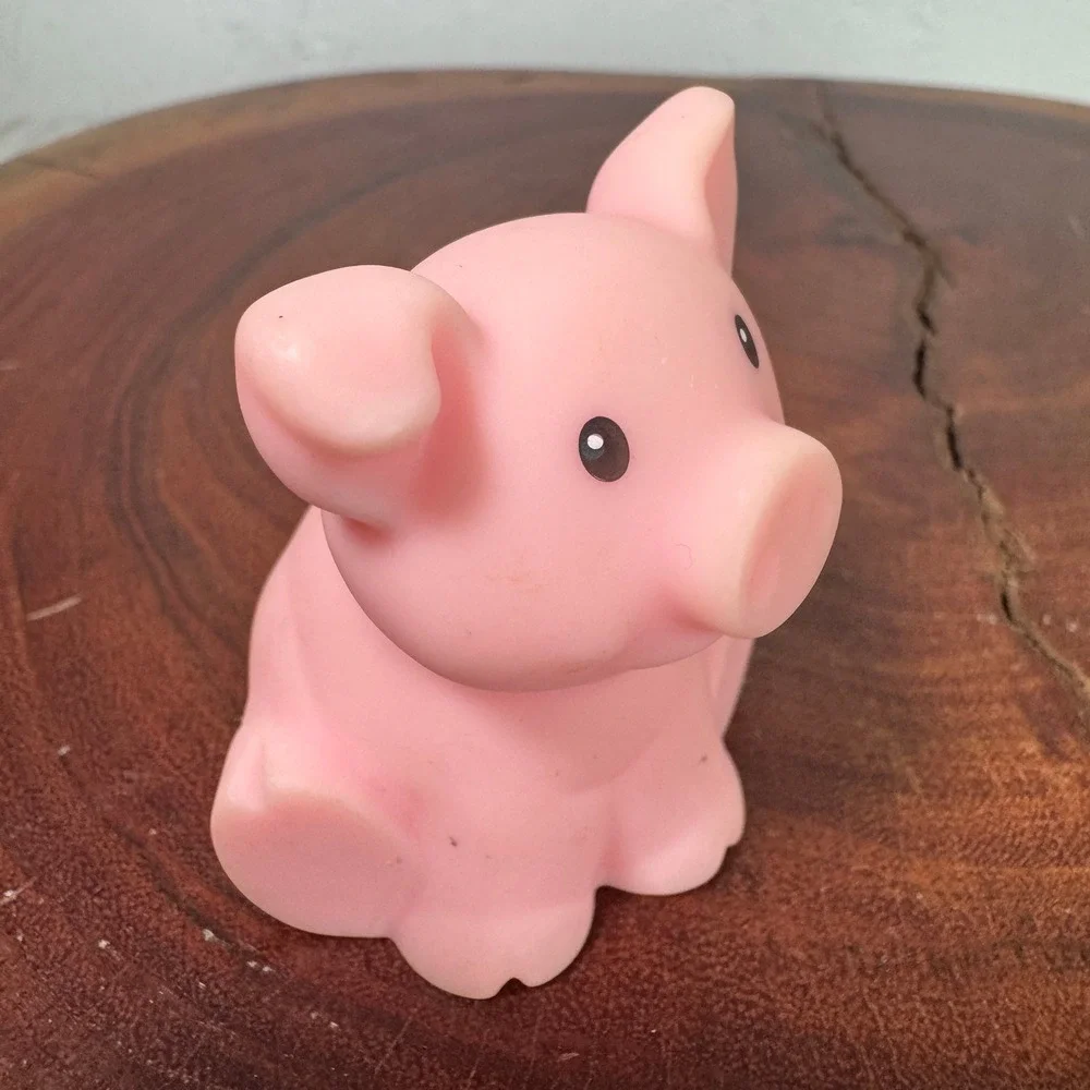 Fisher Price Little People Pink Pig Farm Animal Figure 12/16TLB Replacement‎ Toy